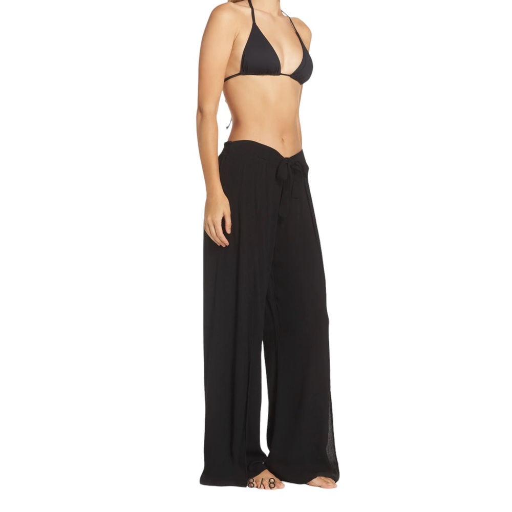 BECCA Modern Muse Cover-Up Flyaway Gauze Wide Leg Pants SOLD - Picture 3 of 7